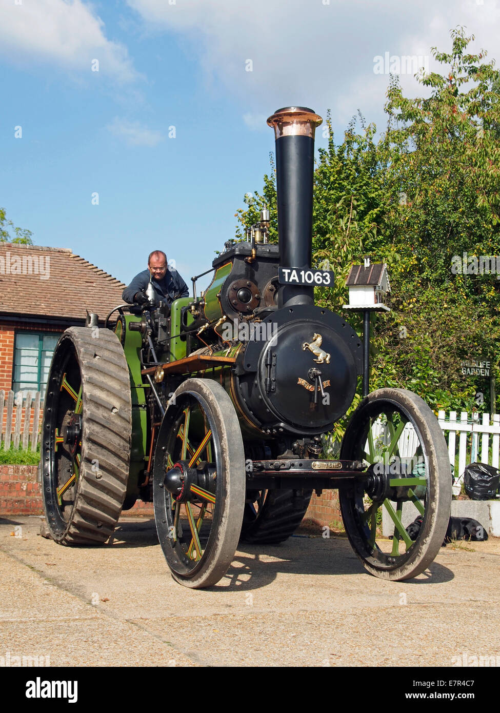 Aveling & Porter Convertible General Purpose steam Engine 4255, 'Queen Victoria' built in1899.Convertible to a road roller Stock Photo