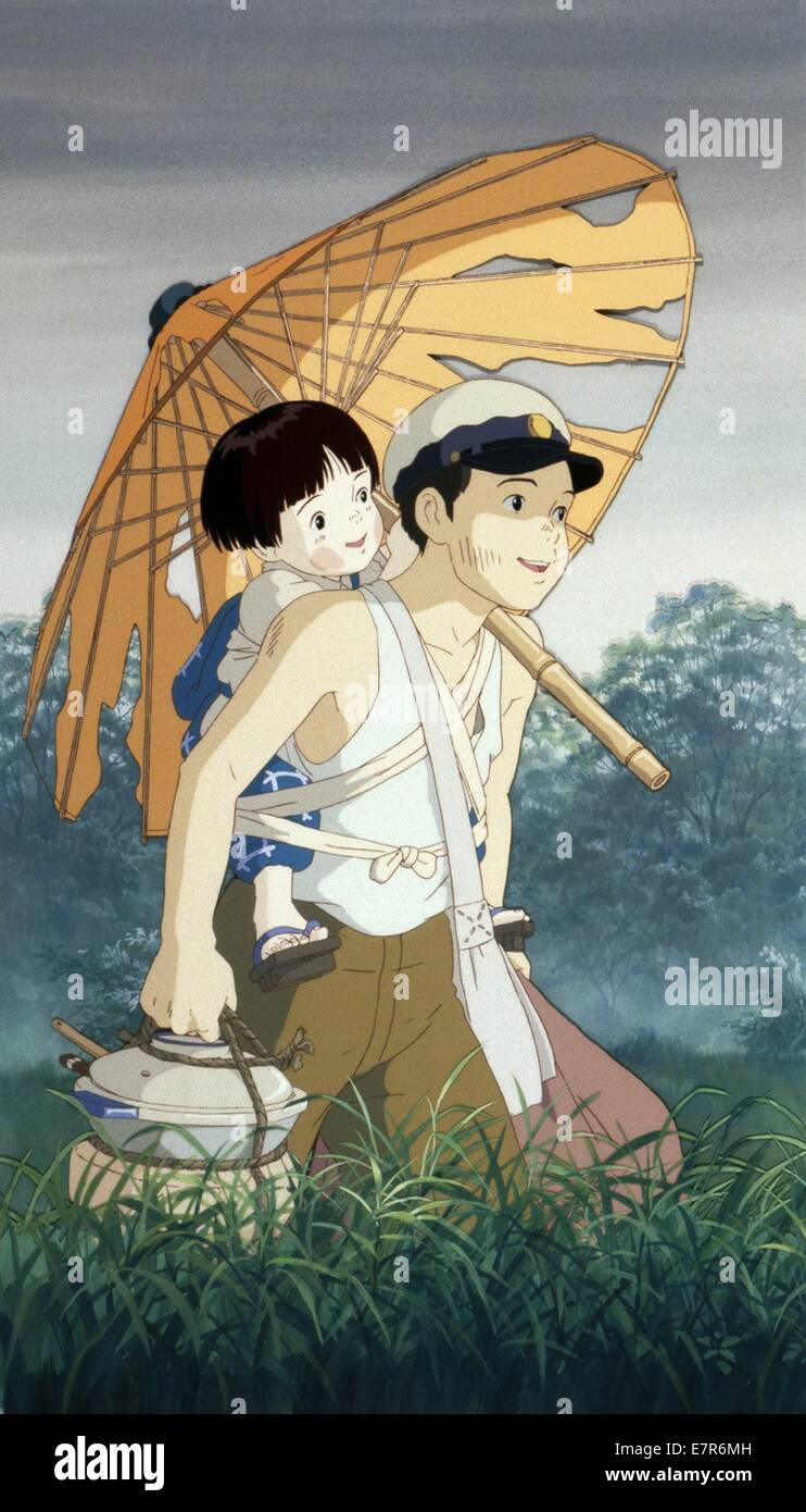 Hotaru no haka Grave of the Fireflies Year : 1988 - Japan Director : Isao  Takahata Animation Stock Photo - Alamy