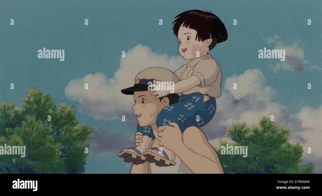 Hotaru no haka Grave of the Fireflies Year : 1988 - Japan Director : Isao  Takahata Animation Stock Photo - Alamy