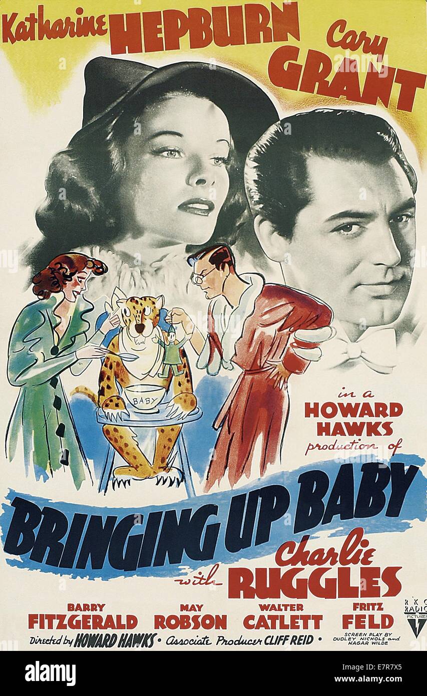 Bringing up Baby Year 1938 USA Director Howard Hawks Movie poster