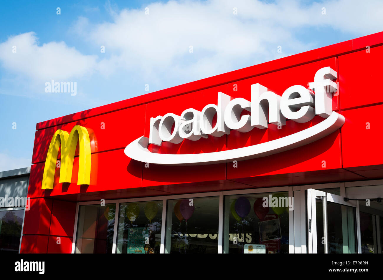 ROADCHEF motorway service station food outlet for travellers in UK