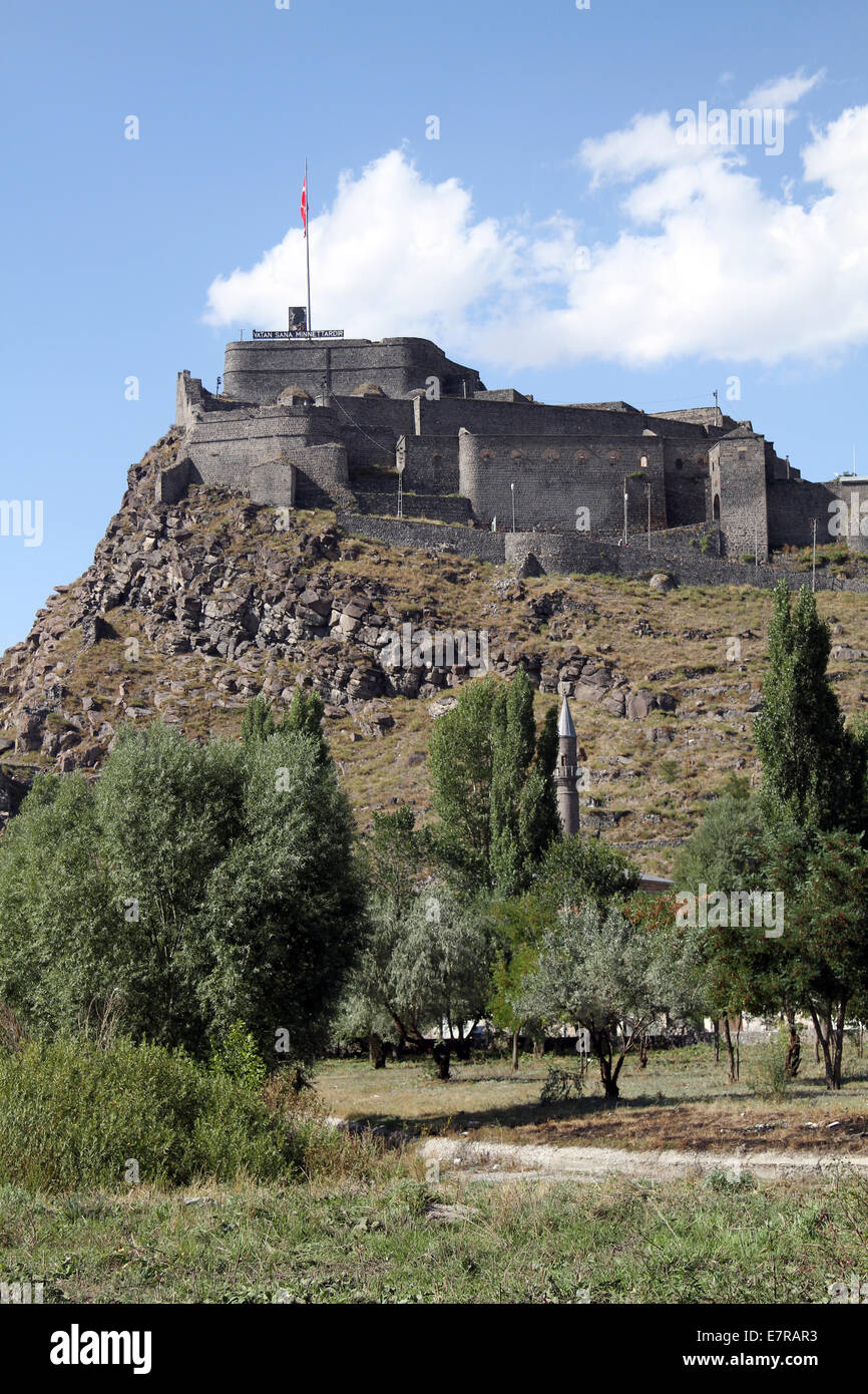 Kars Fortress, which overlooks the town of Kars, in eastern Turkey