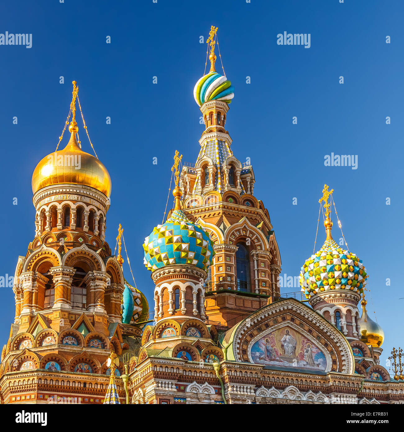 Church of the Savior on Spilled Blood Stock Photo