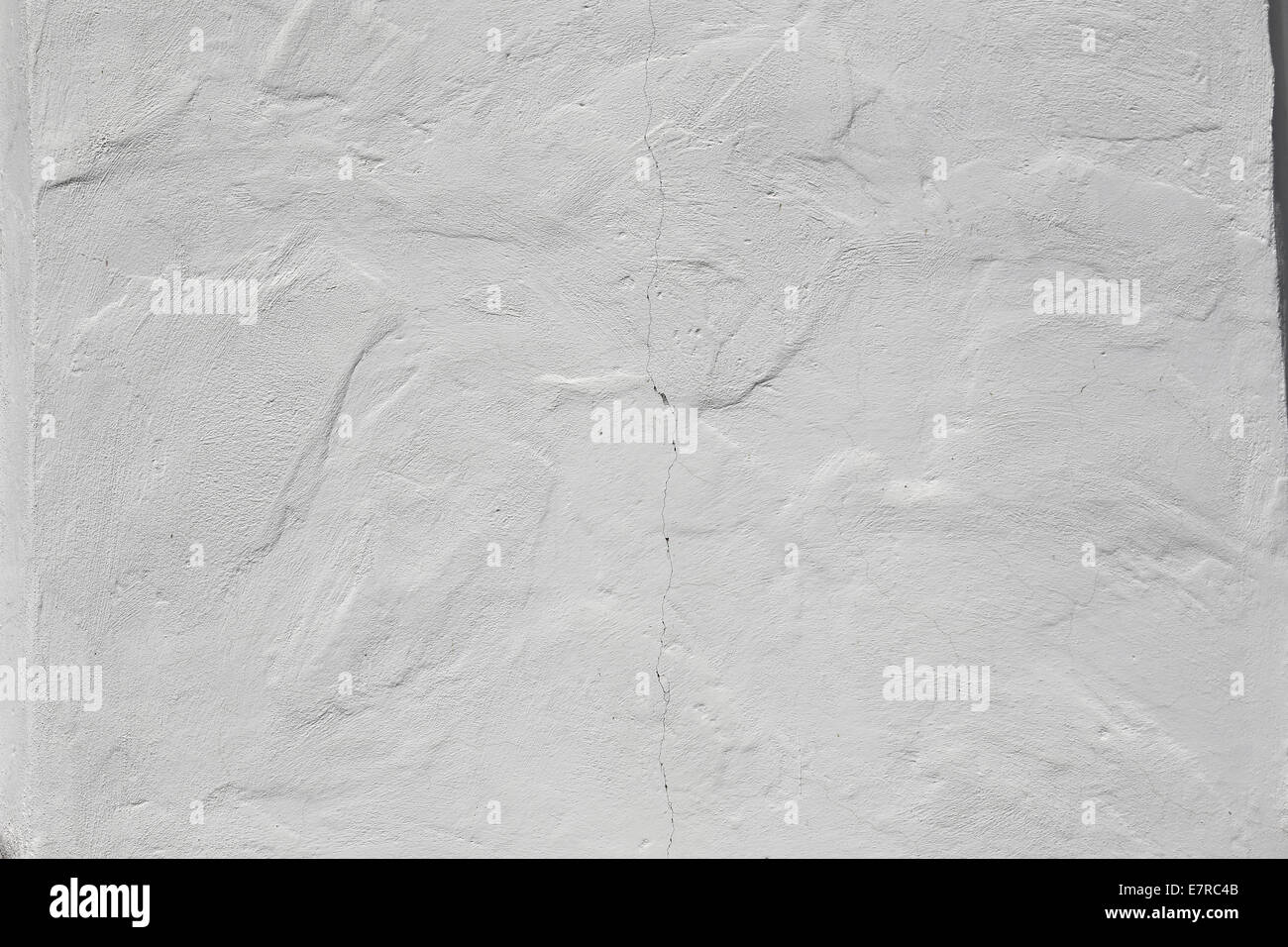 white background, lime plaster wall with scratches and irregularities