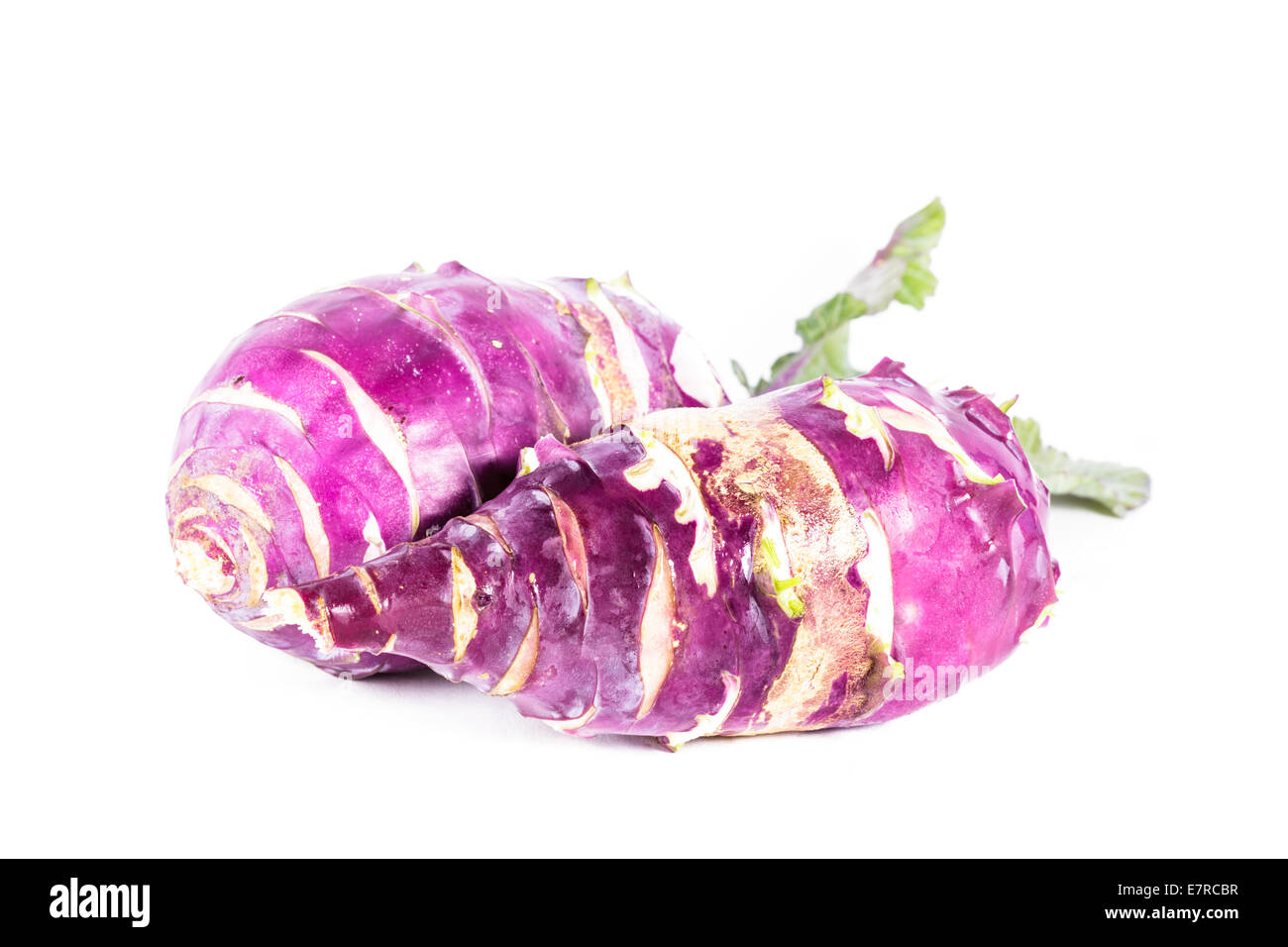 Kohlrabi root isolated on a white background Stock Photo Alamy