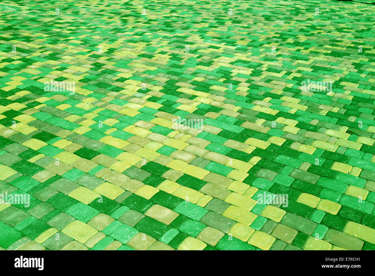 Background color tiles. Colored tiles on the square Stock Photo Alamy
