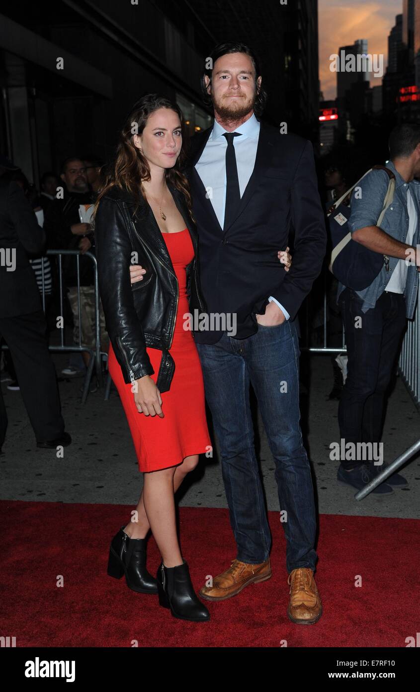 New York, NY, USA. 22nd Sep, 2014. Kaya Scodelario, Benjamin Walker at