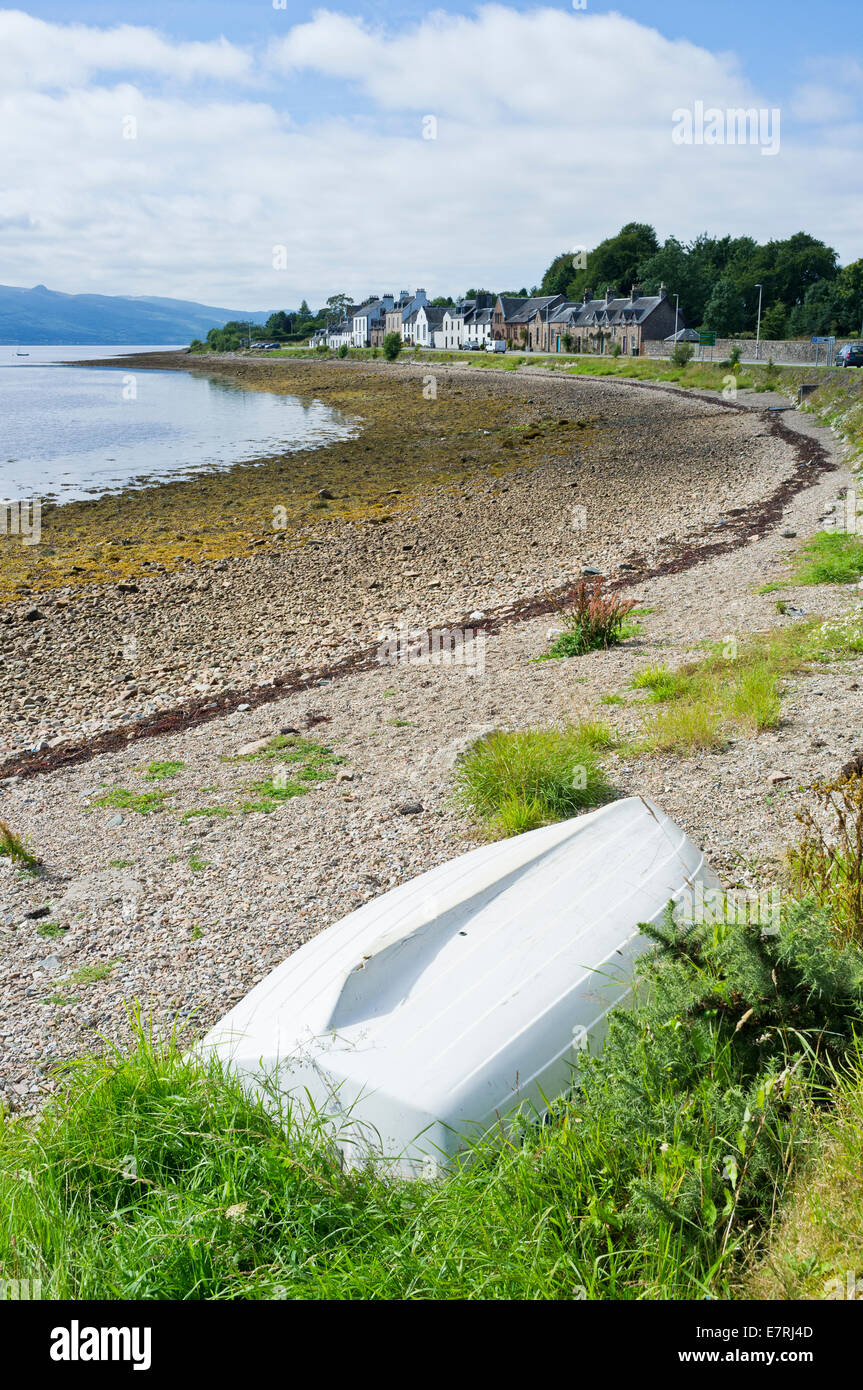 View of Inveraray on Loch Fyne in Argyll Scotland Stock Photo