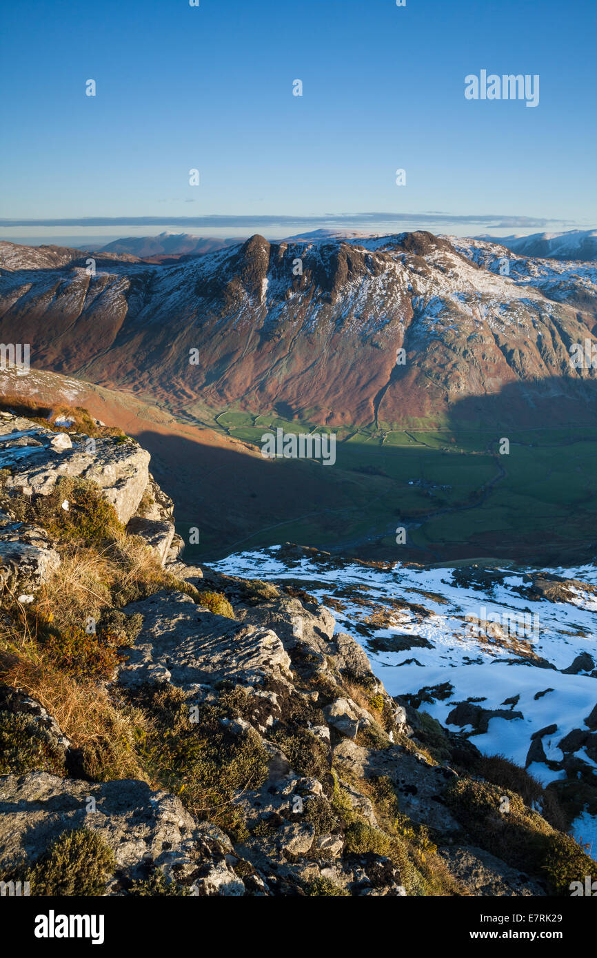 The Langdale Pikes, Lake District, Cumbria, UK Stock Photo