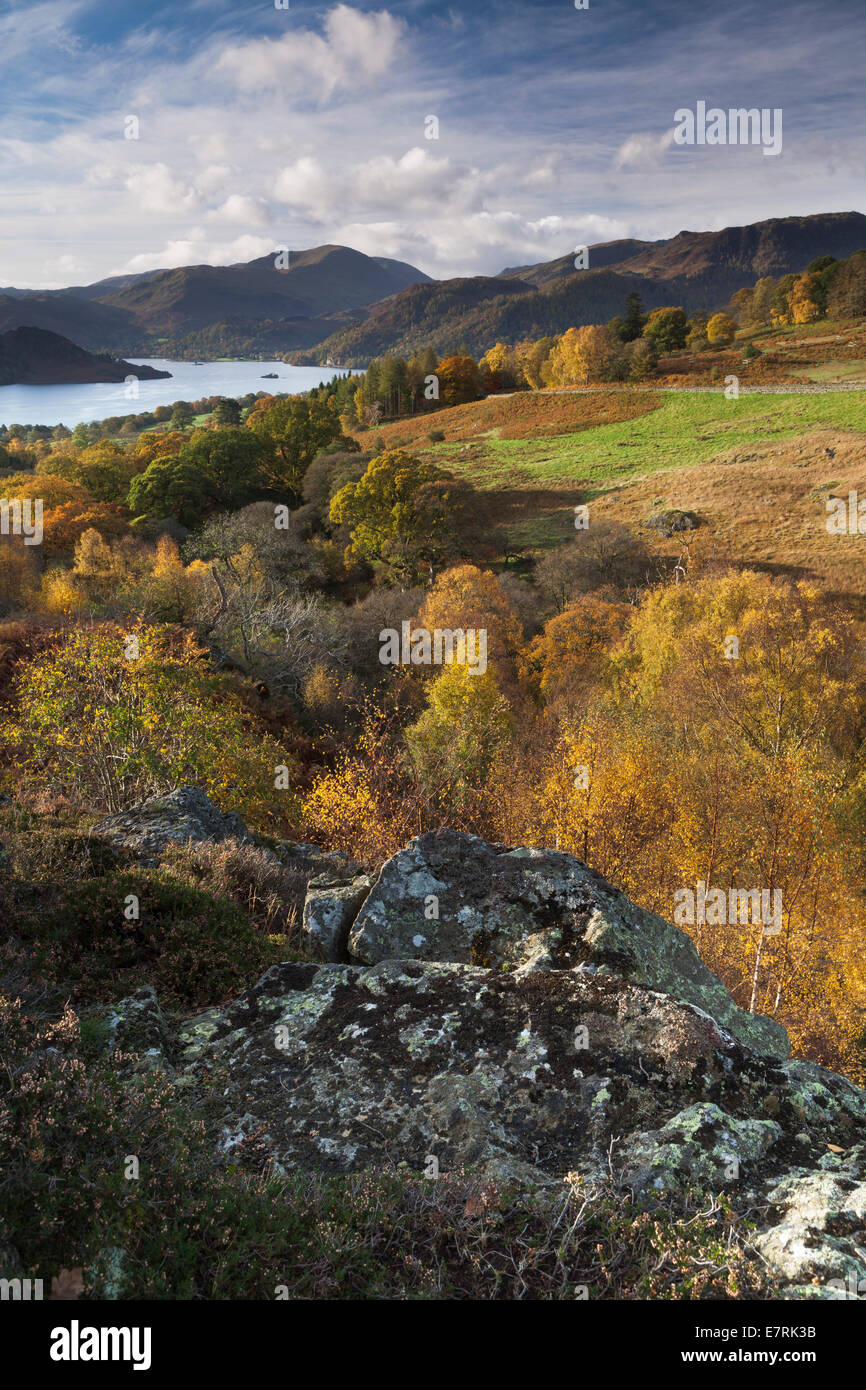 Autumn Morning Ullswater, Lake District, Cumbria, UK Stock Photo
