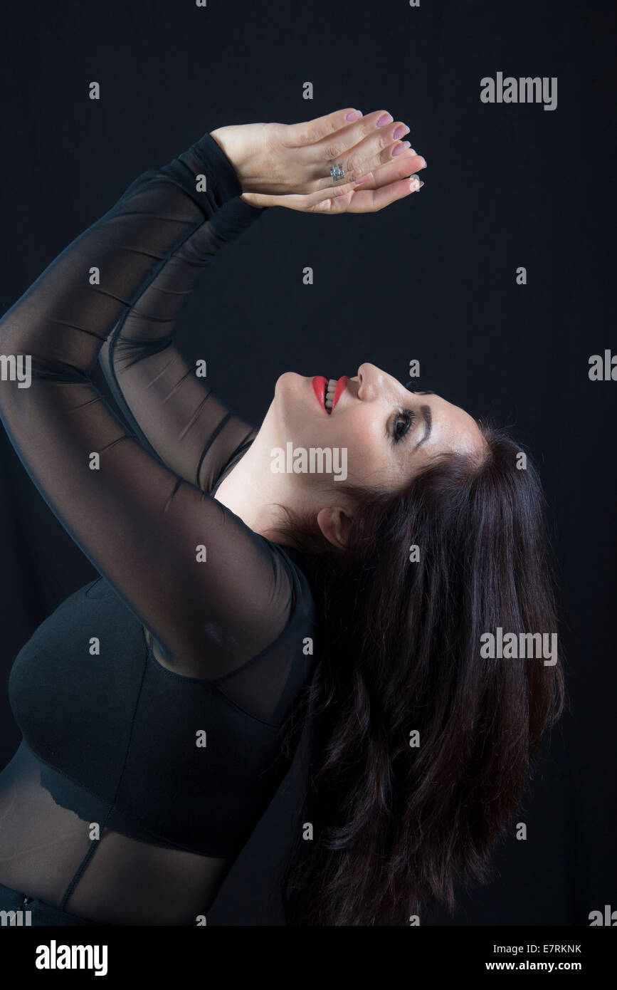 Dark woman arms hi-res stock photography and images - Alamy