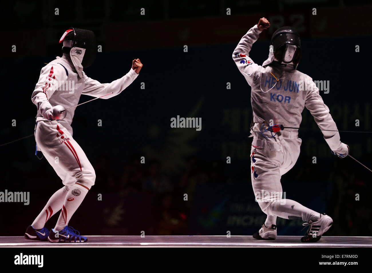 Incheon, South Korea. 22nd Sep, 2014. Yuki Ota (jpn) Fencing : Men's 