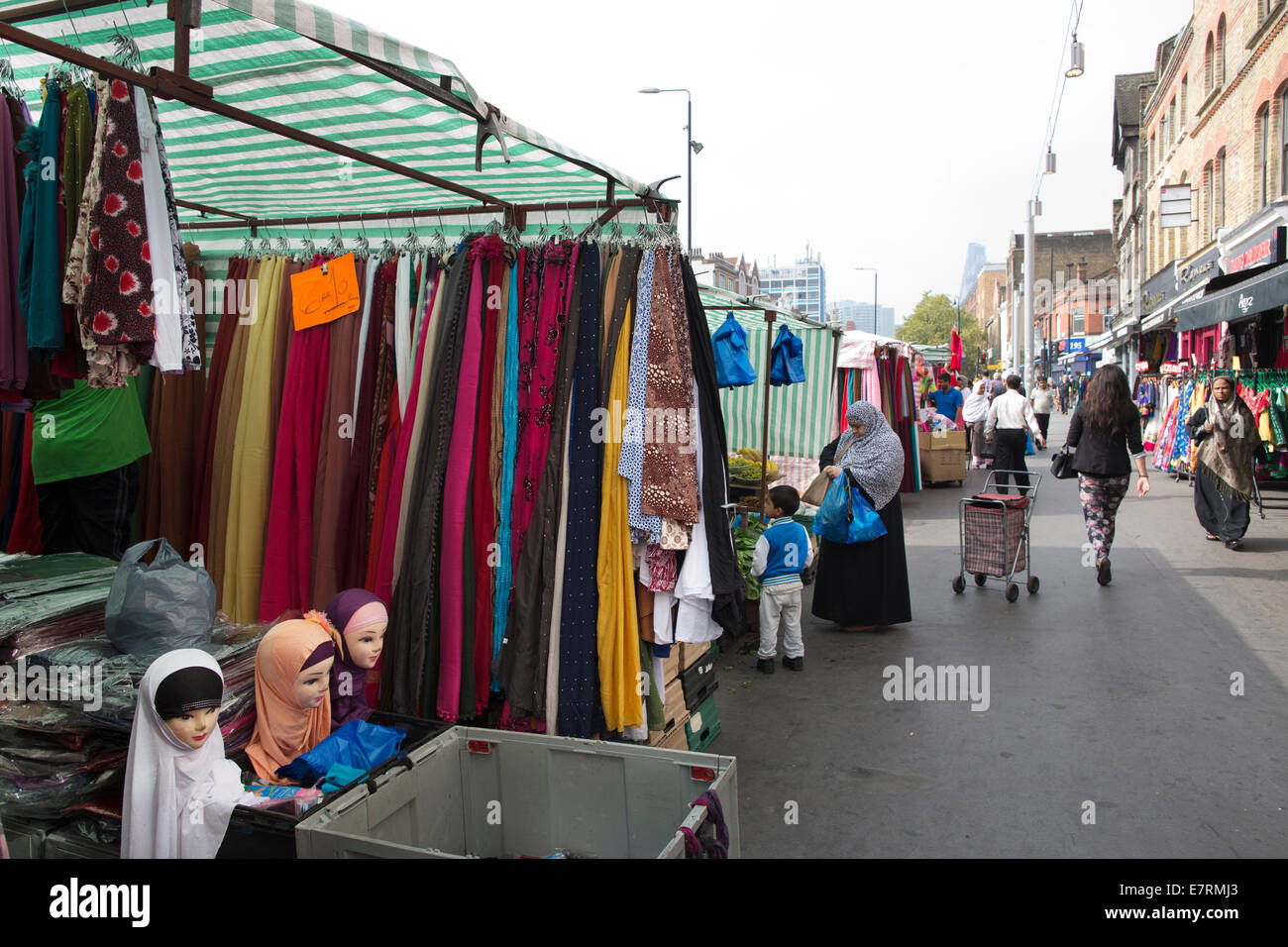 Islamic community, Whitechapel Road, East London, Tower Hamlets, London, England UK Stock Photo