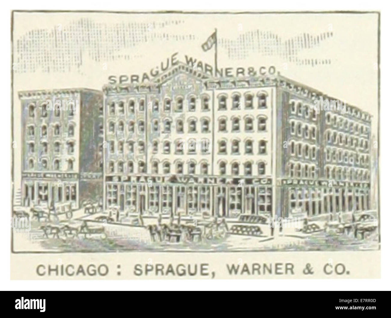 USIL(1891) p231 CHICAGO, SPRAGUE, WARNER & COMPANY Stock Photo Alamy