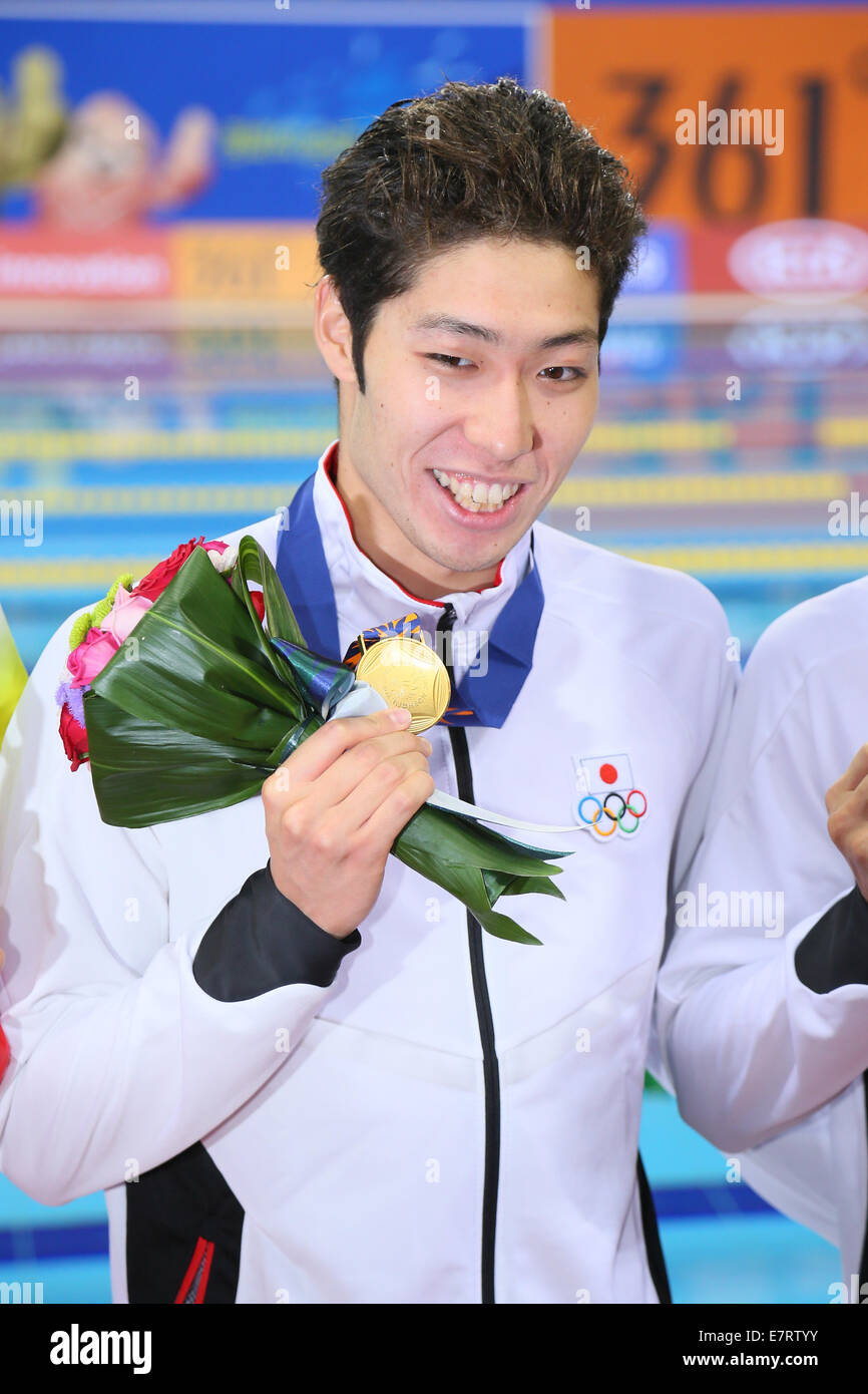 Incheon South Korea 22nd Sep 2014 Kosuke Hagino JPN Swimming incheon-south-korea-22nd-sep-2014-kosuke-hagino-jpn-swimming