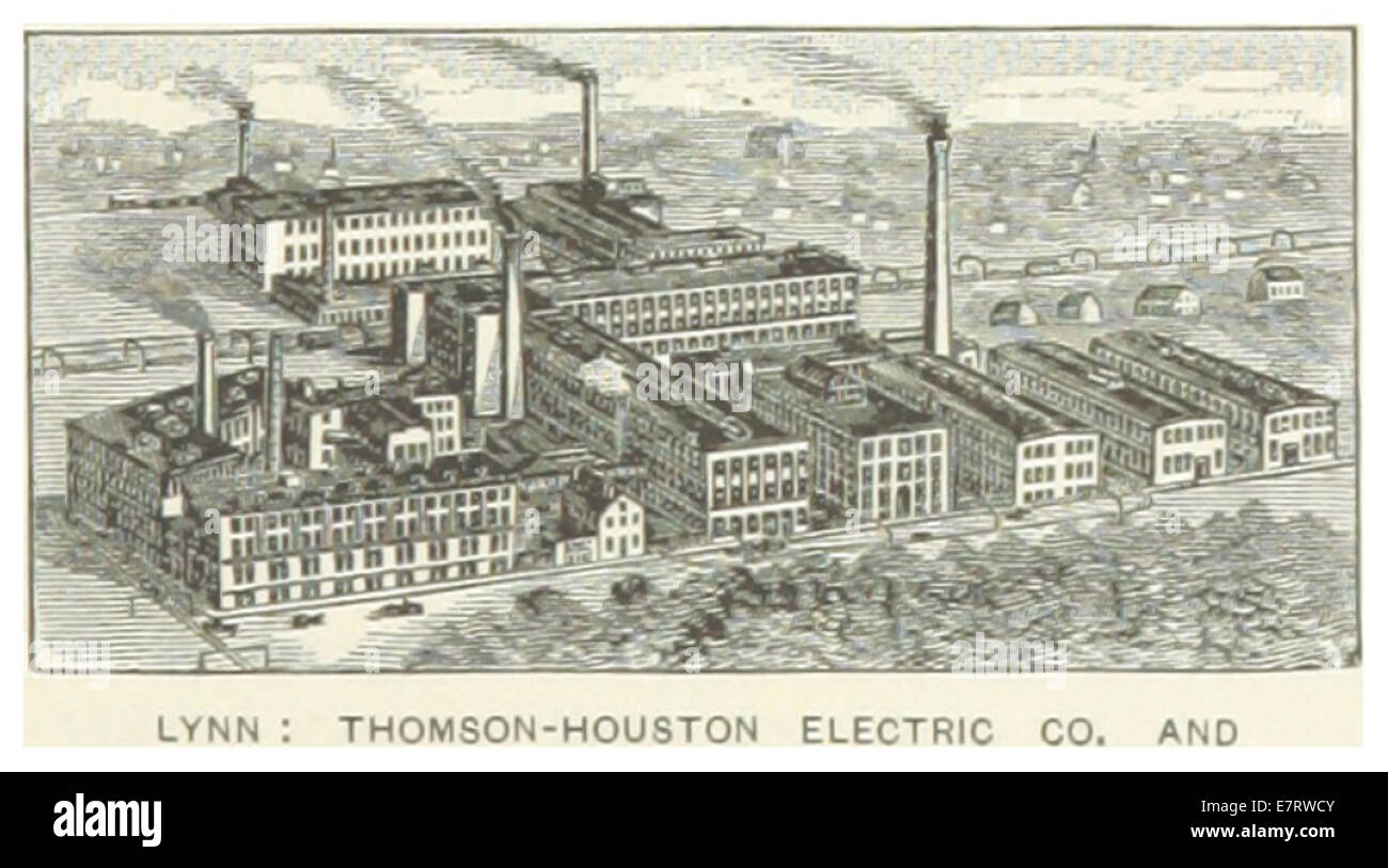 USMA(1891) p381 LYNN, THOMSONHOUSTON ELECTRIC COMPANY Stock Photo Alamy