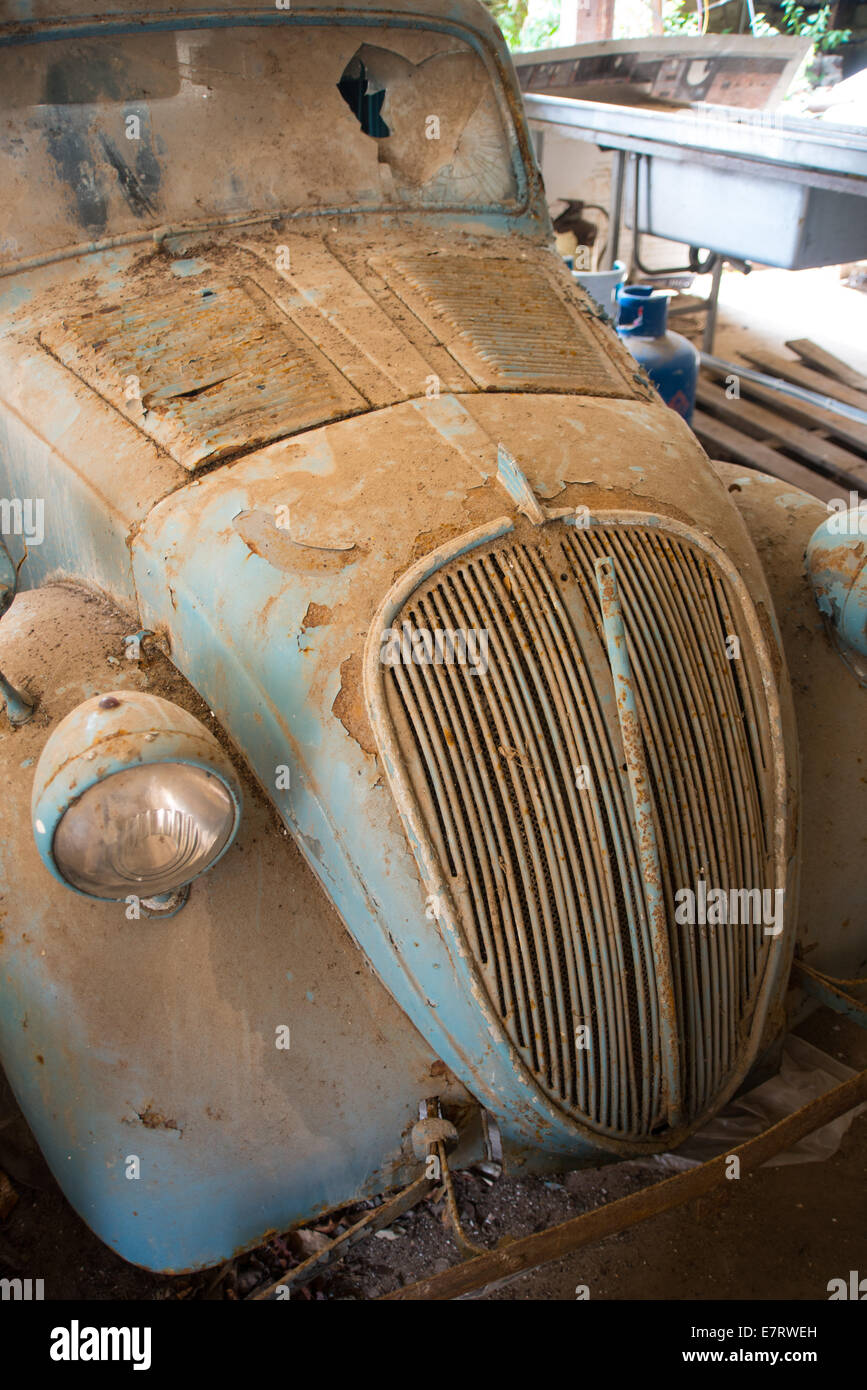 Old Morris 8 car. Stock Photo