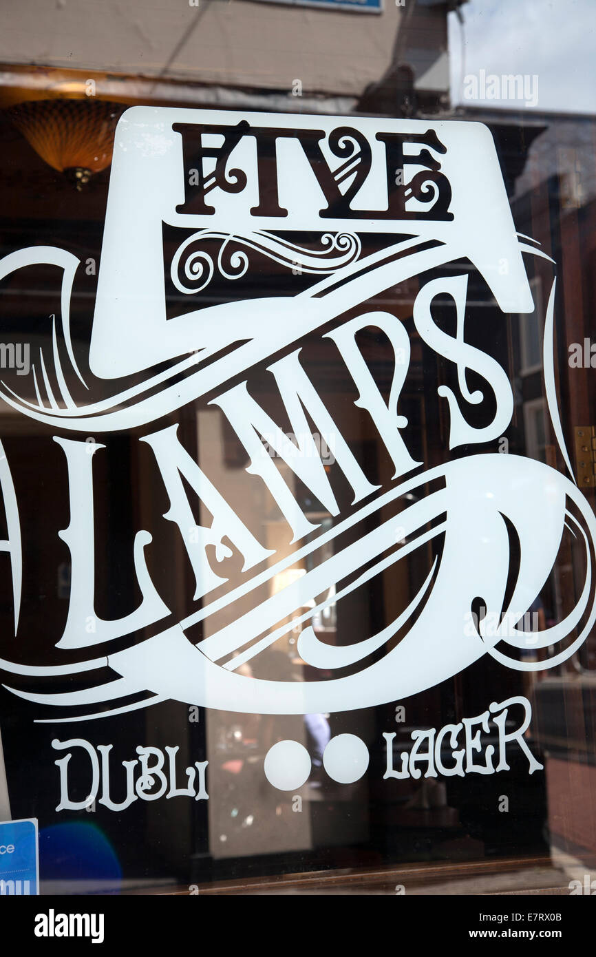 Five lamps lager hires stock photography and images Alamy