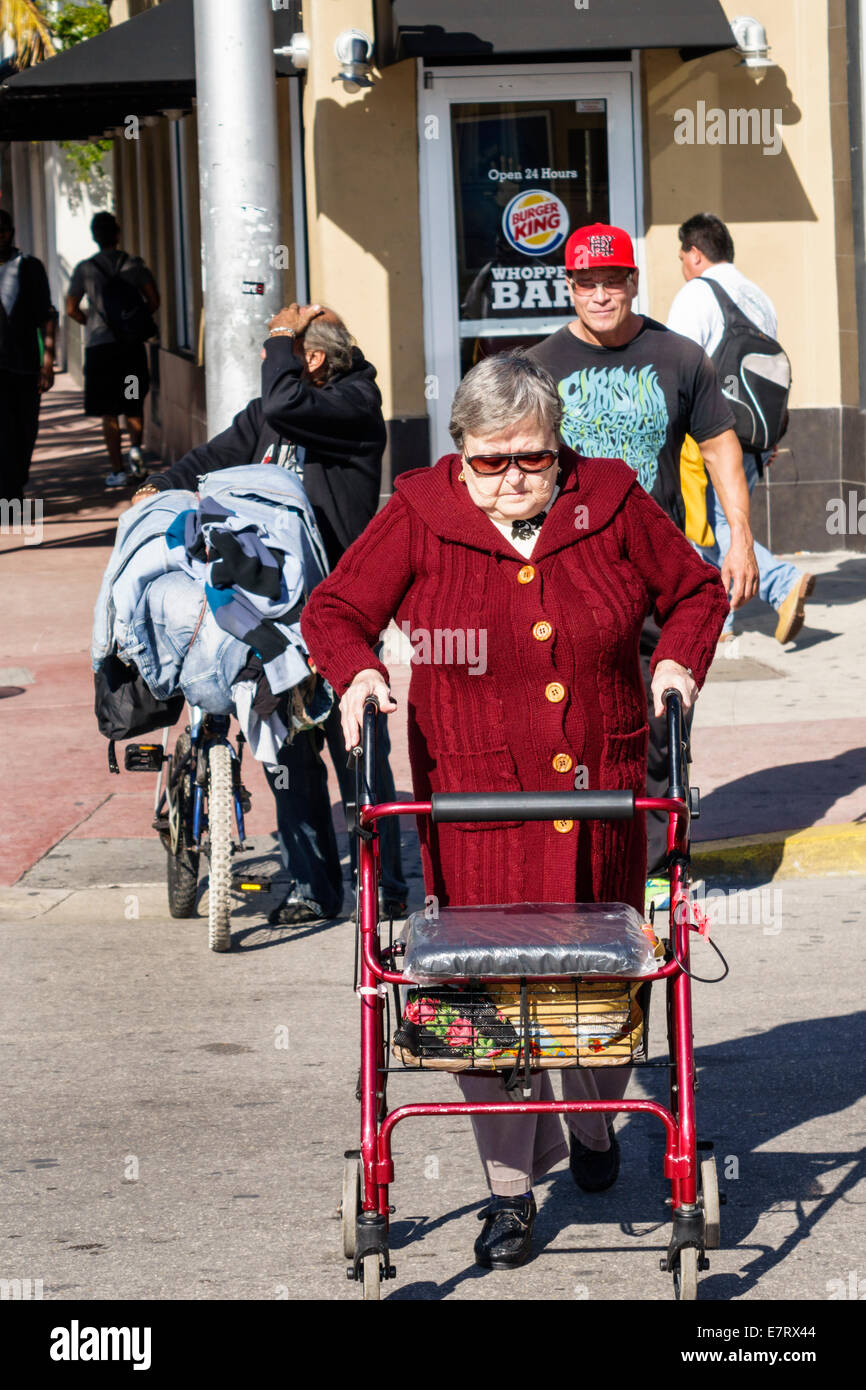 Miami Beach Florida,senior seniors old citizen citizens pensioner