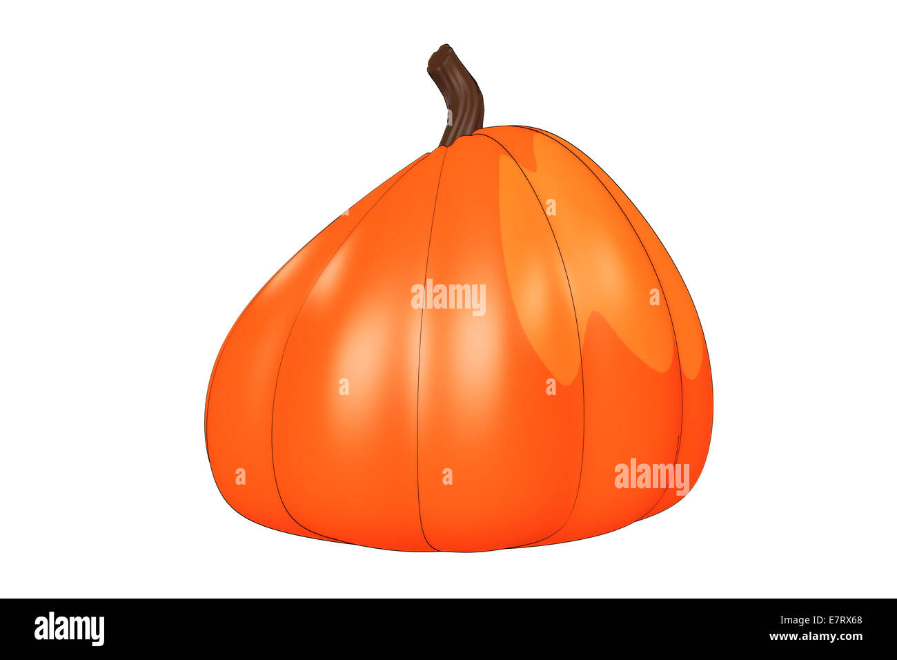 Illustrated pumpkin design element isolated on a white background Stock ...