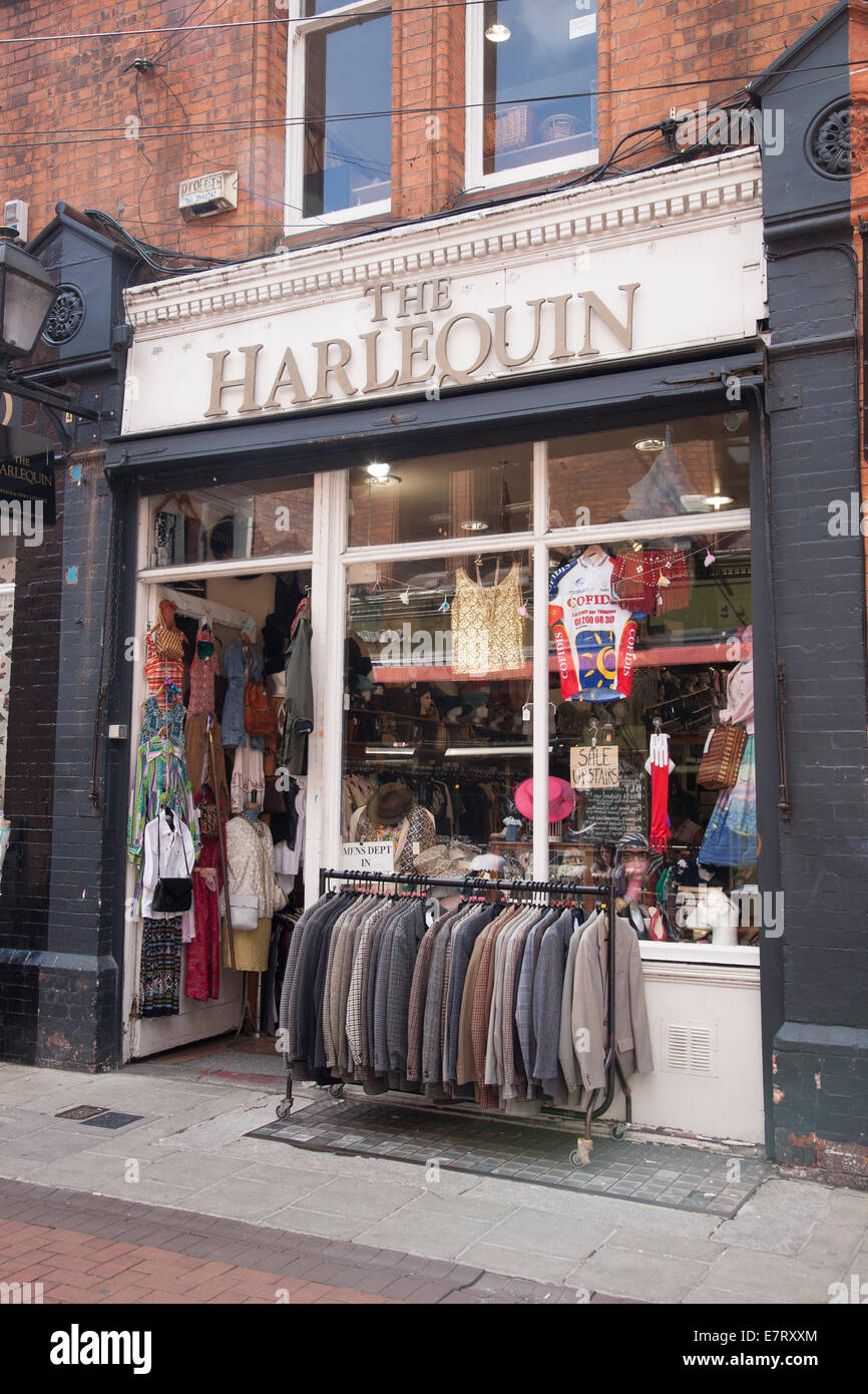Harlequin Clothes Shop, Dublin, Ireland, Europe Stock Photo Alamy
