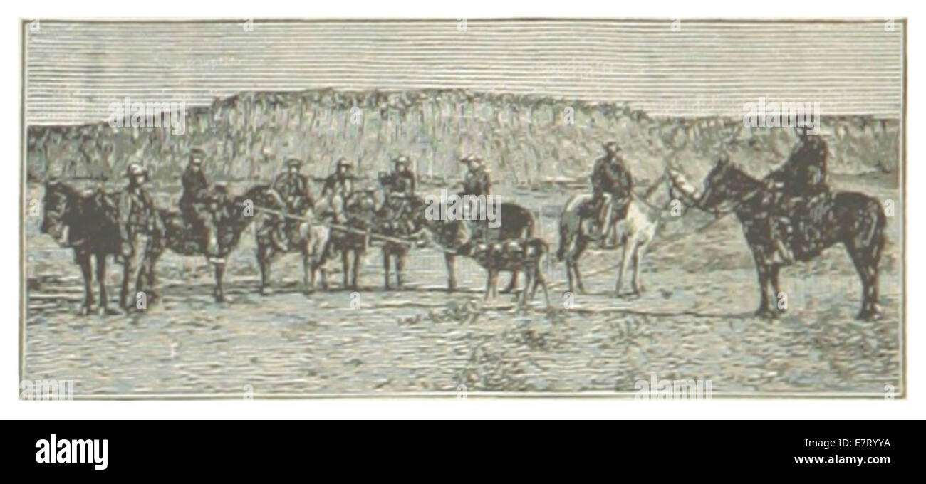 US-MT(1891) p512 MONTANA COBOYS Stock Photo