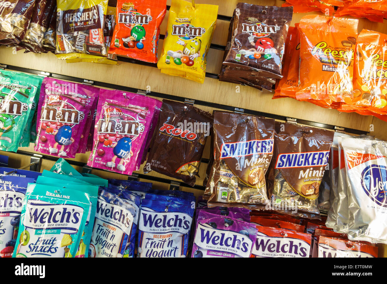 Los Angeles California CA LAX international airport terminal shop Stock