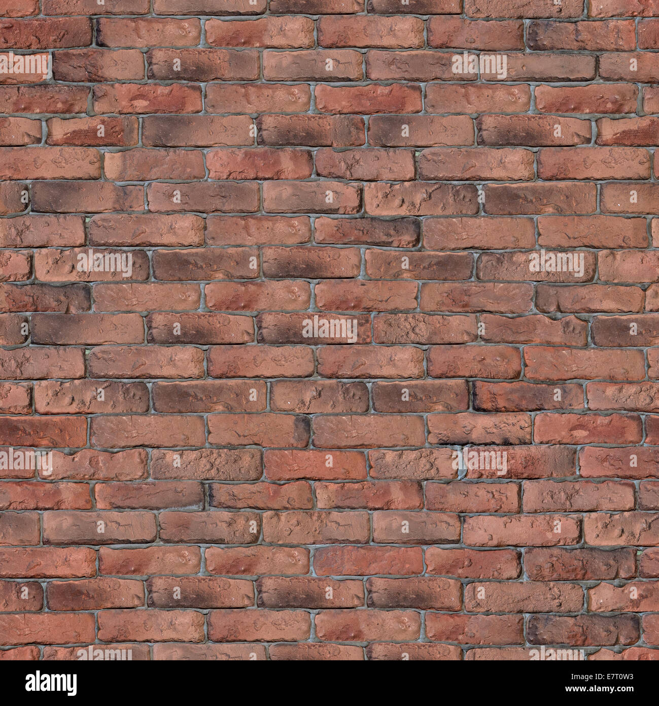 Old Red Brick Wall Texture. Stock Photo