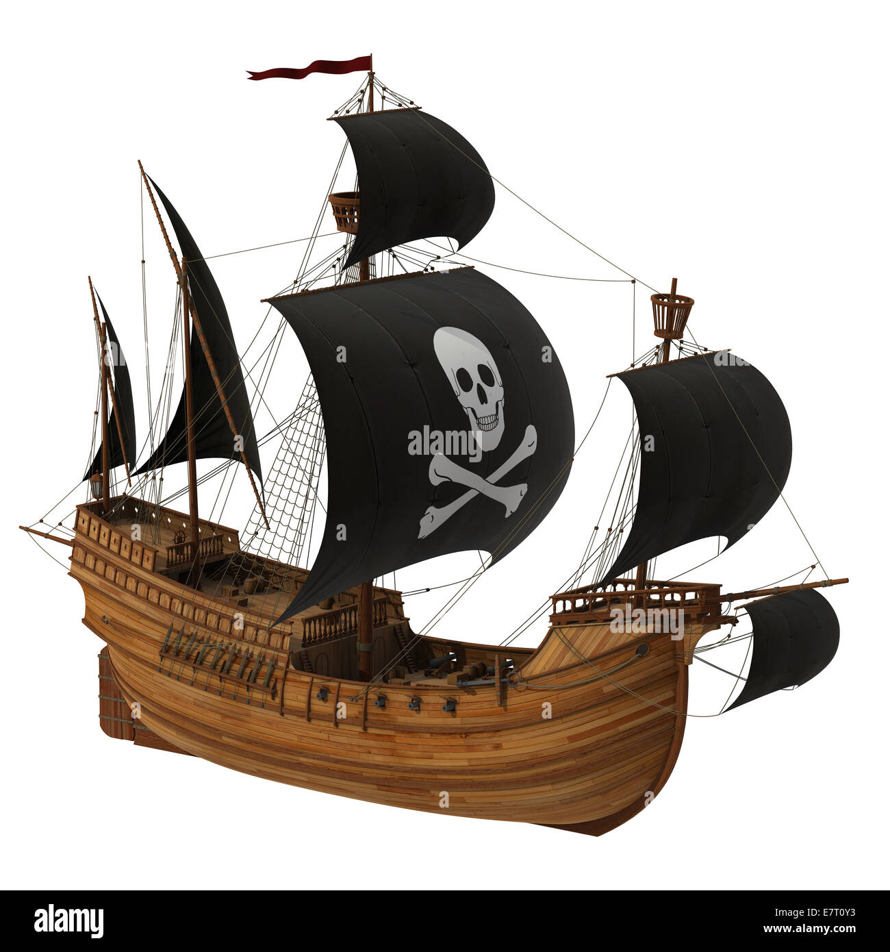 Pirate Ship Stock Photo