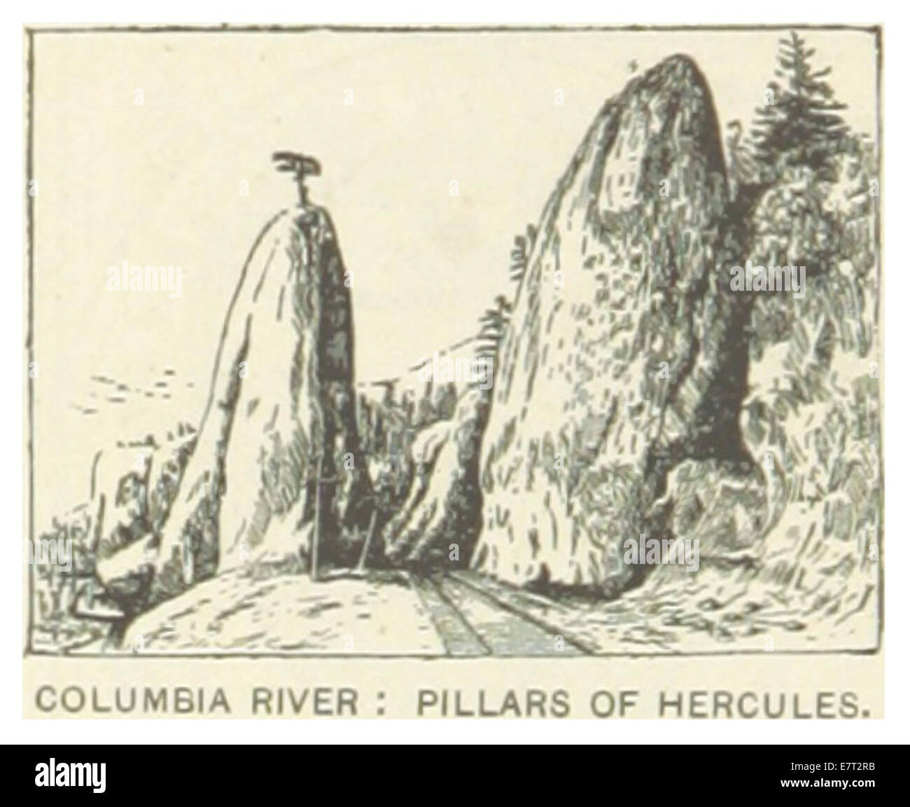 The pillars of hercules map Cut Out Stock Images & Pictures Alamy