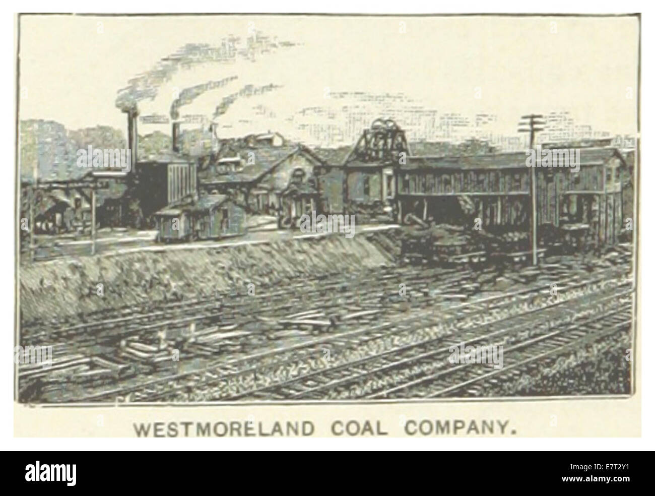 USPA(1891) p726 WESTMORELAND COAL COMPANY Stock Photo Alamy