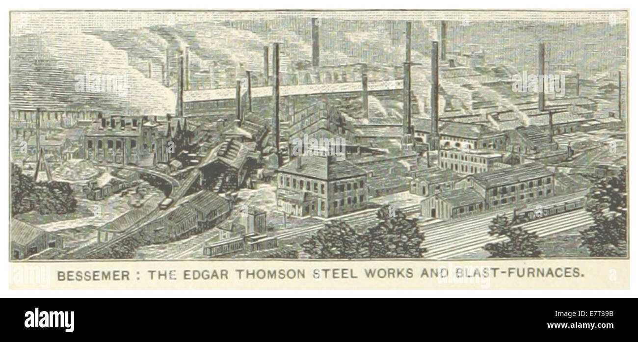 USPA(1891) p750 BESSEMER, THE EDGAR THOMSON STEEL WORKS AND BLAST