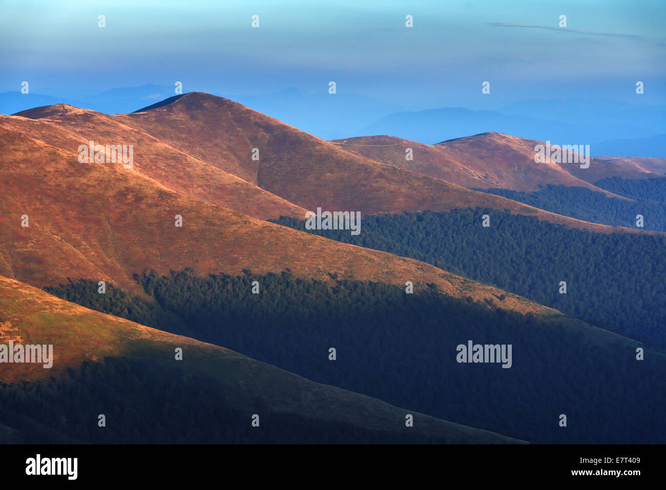 Carpathians mountain in autumn time Stock Photo