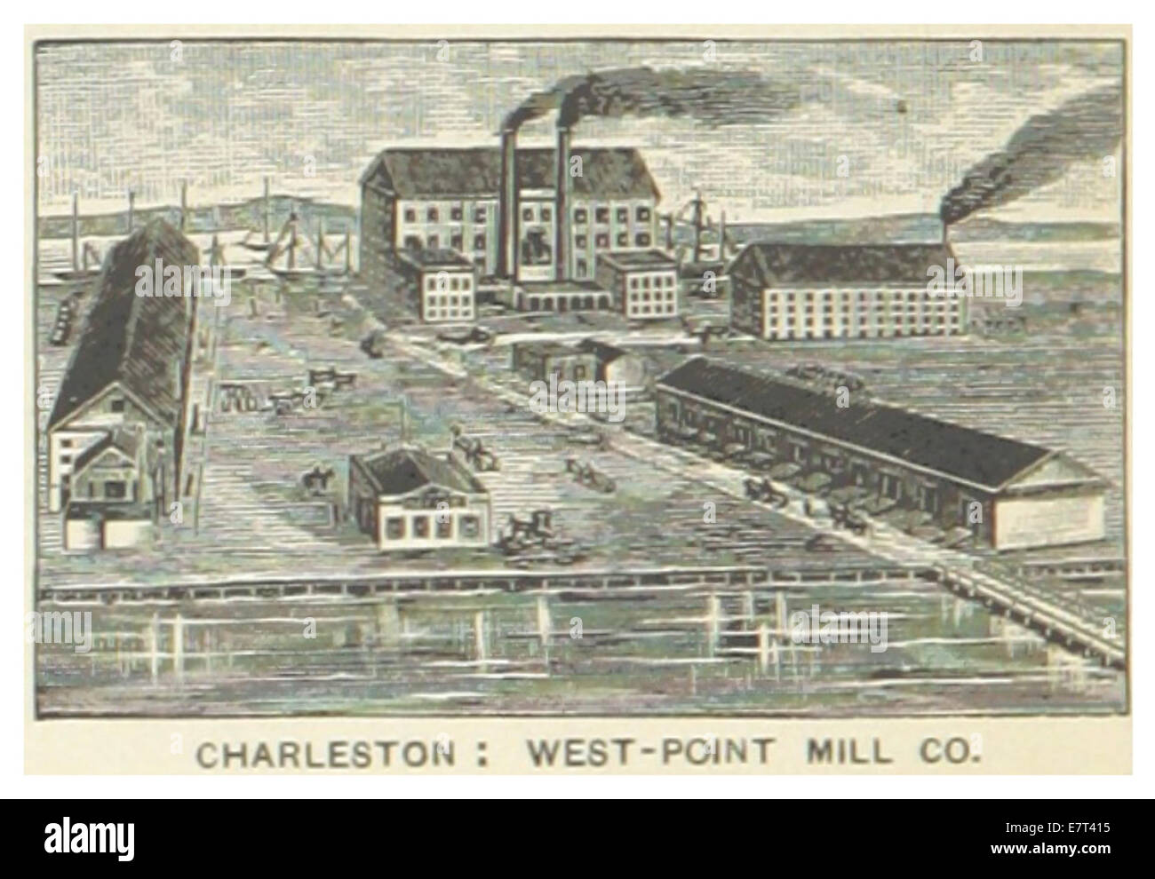 USSC(1891) p788 CHARLESTON, WESTPOINT MILITARY COMPANY Stock Photo