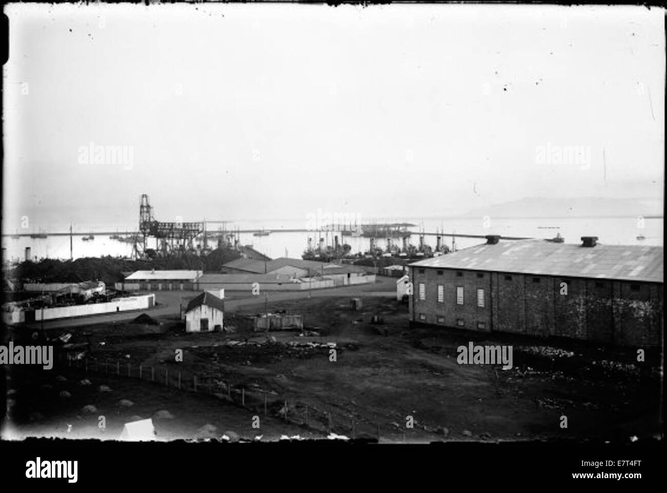 Sænska frystihúsið, sumarið 1930 Stock Photo