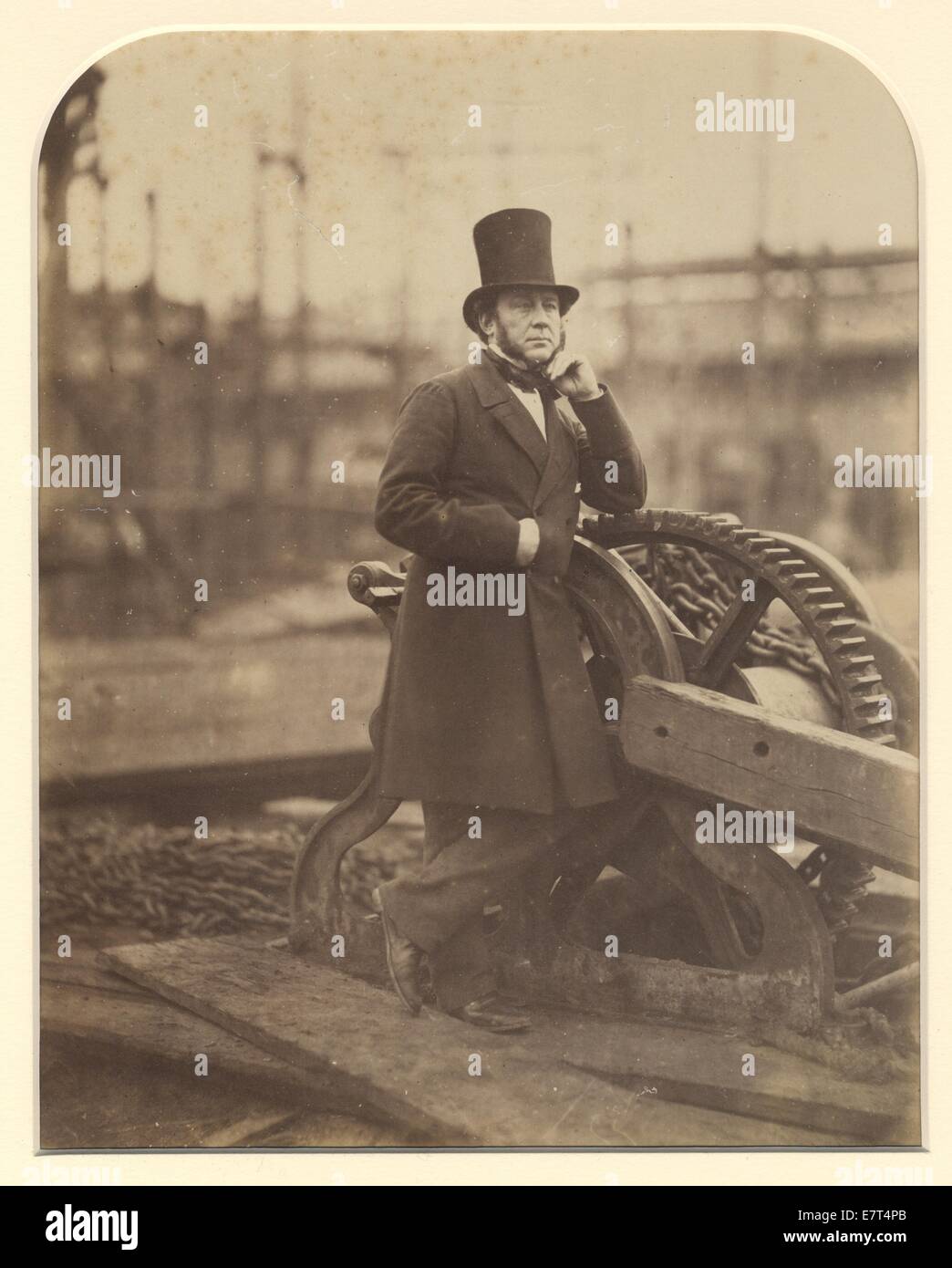 Captain Oliver Eldridge, ca 1865, by J.H. Dillon Stock Photo Alamy