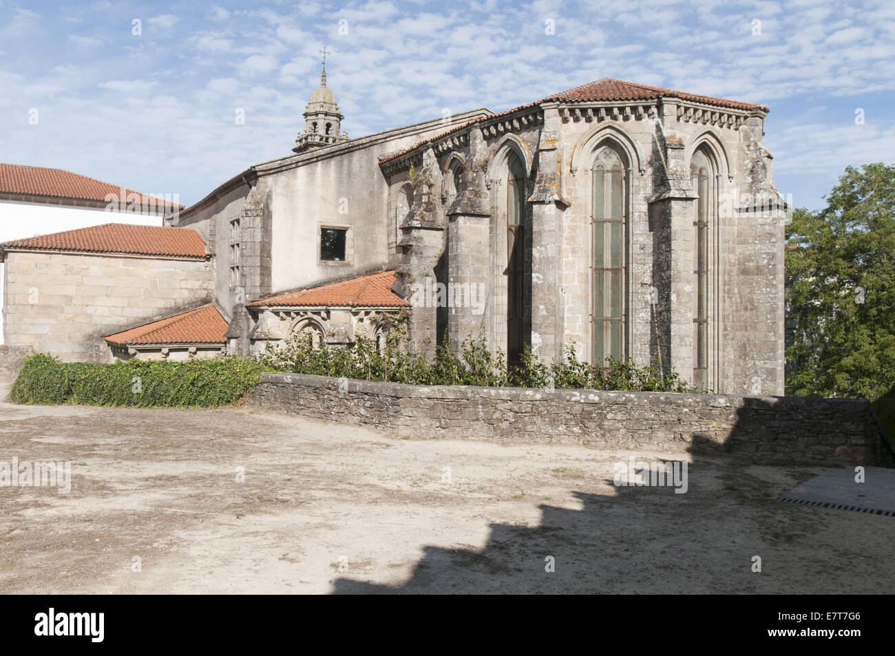 Convent of Santo Domingo - Pueblo Gallego Museum, Santiago de Compostela, Galicia, Spain Stock Photo