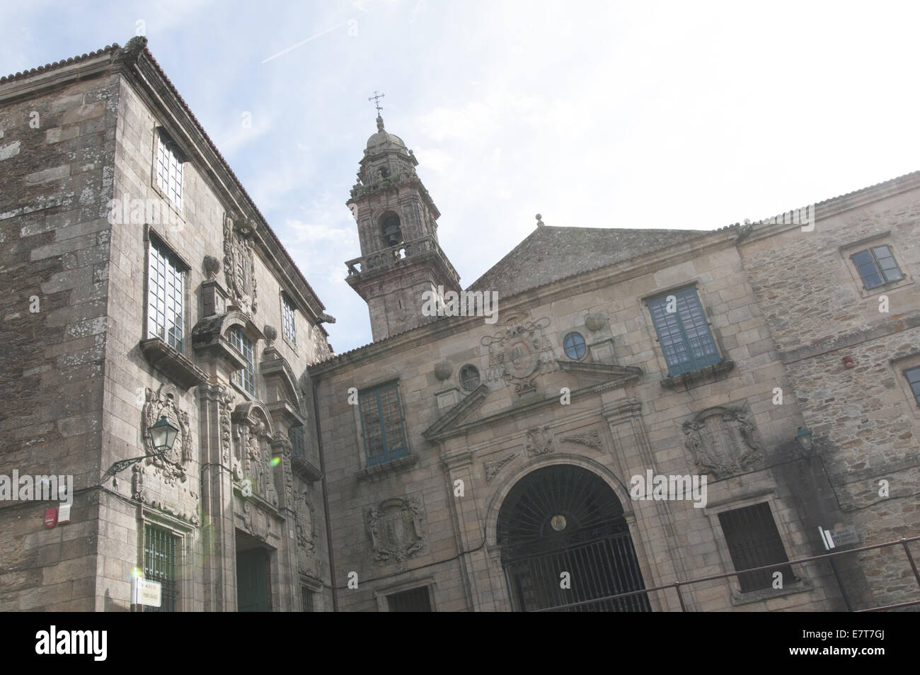 Convent of Santo Domingo - Pueblo Gallego Museum, Santiago de Compostela, Galicia, Spain Stock Photo