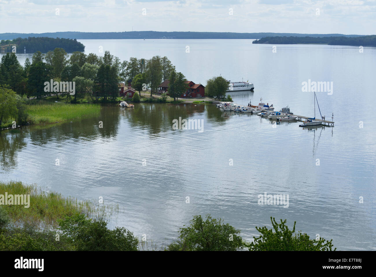View from Fortress Hill, Birka, Sweden 140810 61897 Stock Photo