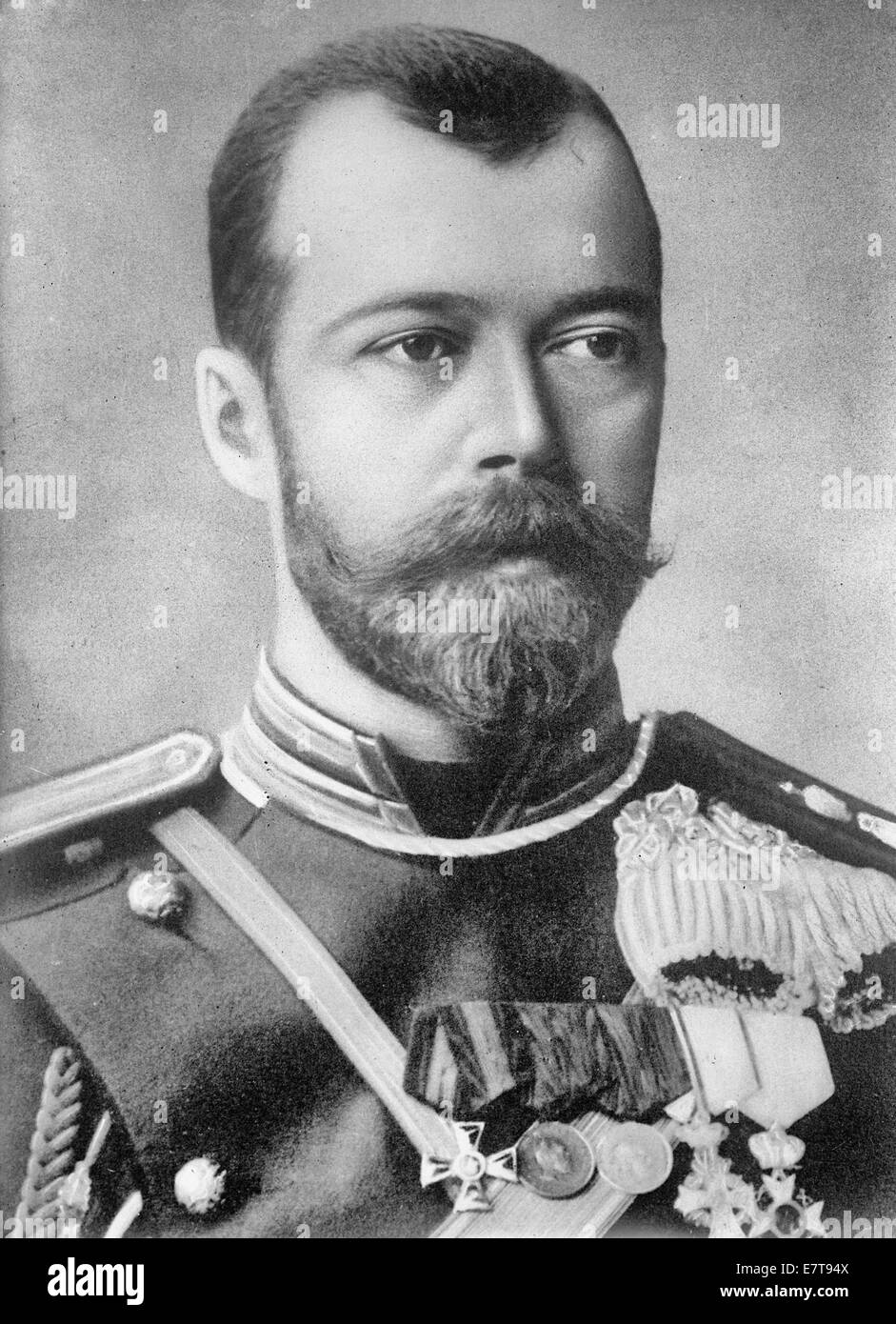 NICHOLAS II, H.I.M. Tsar of Russia, circa 1914 Stock Photo