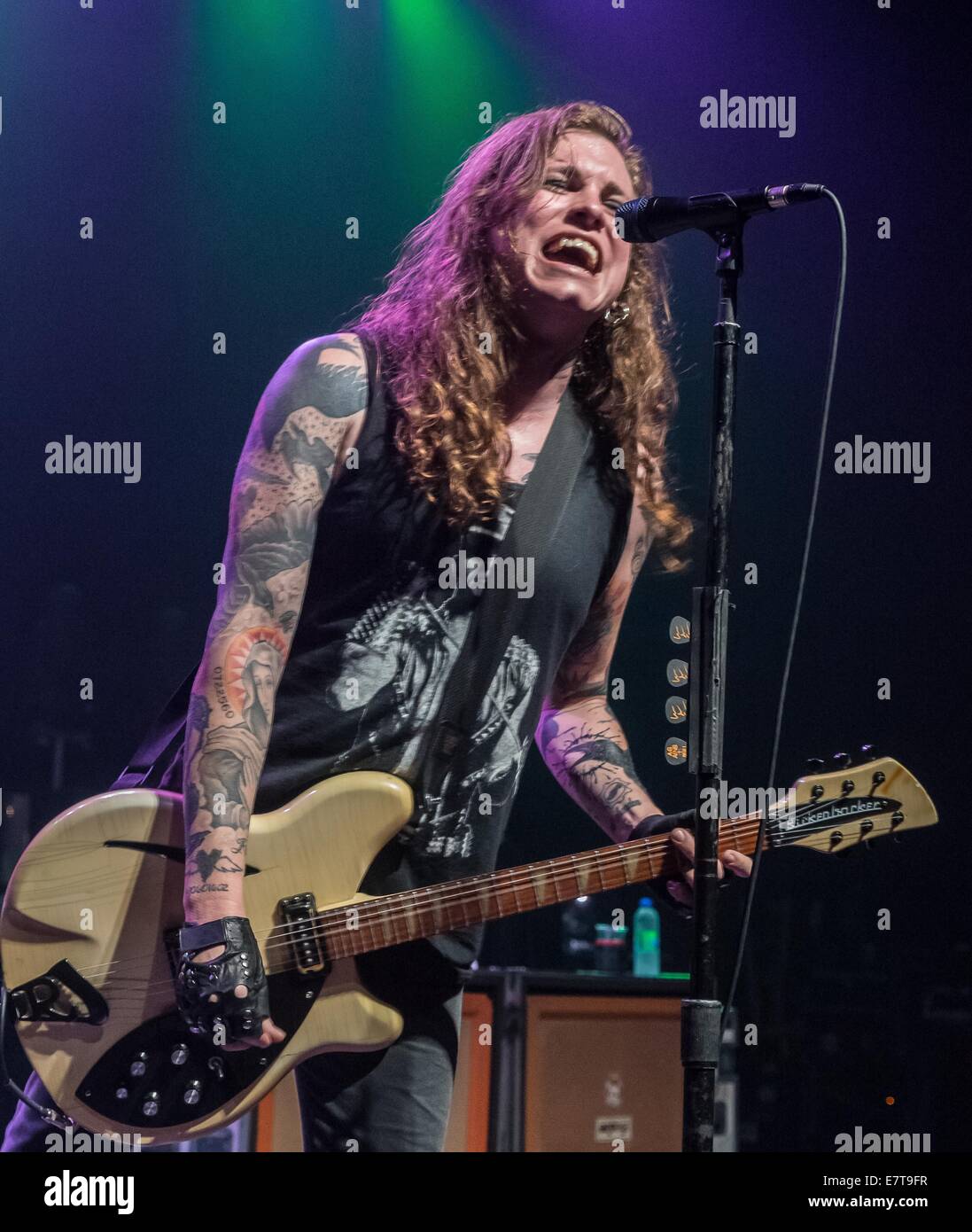 Detroit, MI, USA. 20th Sep, 2014. LAURA JANE GRACE of the band Against ...
