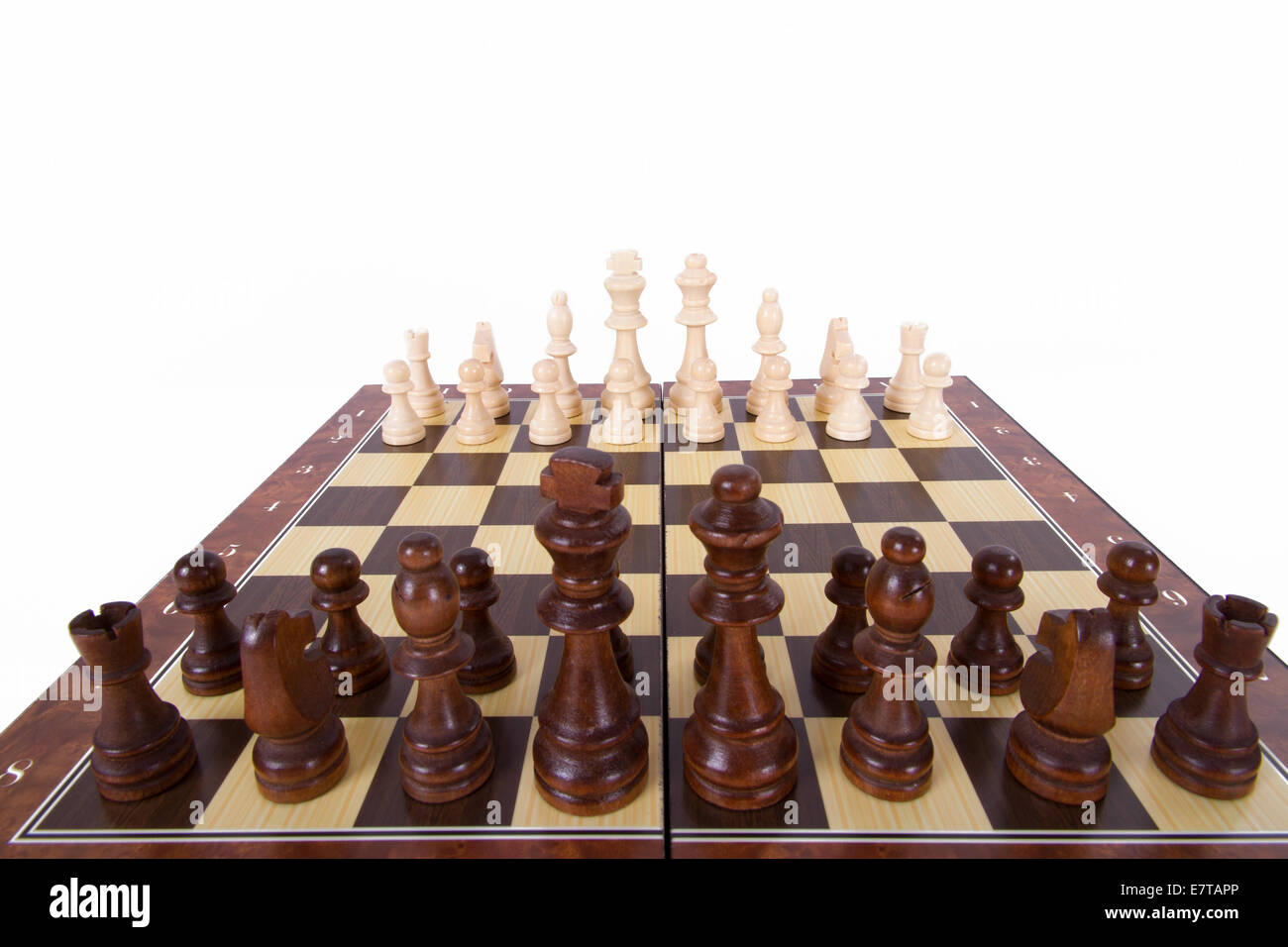 Opening Chess Photo Chess Pieces Position Stock Photo 2343348127