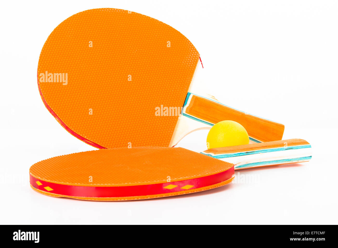 Two rackets playing table tennis Cut Out Stock Images & Pictures Alamy
