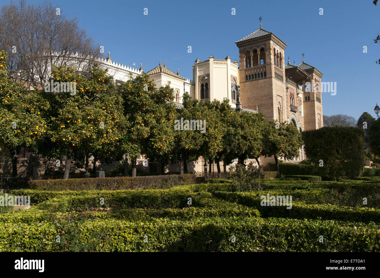 Museo De Artes Y Costumbres (Museum Of Arts And Customs) in Seville, Spain Stock Photo