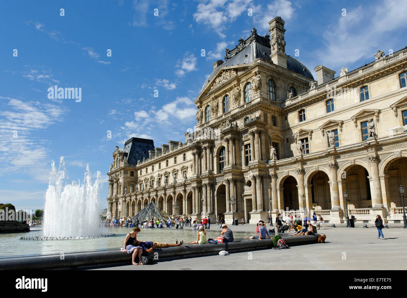 Palais du Louvre, 1st Arrondissement, Paris, France Stock Photo