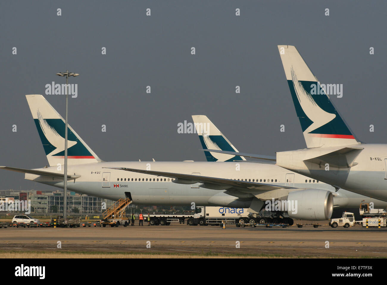cathay pacific Stock Photo