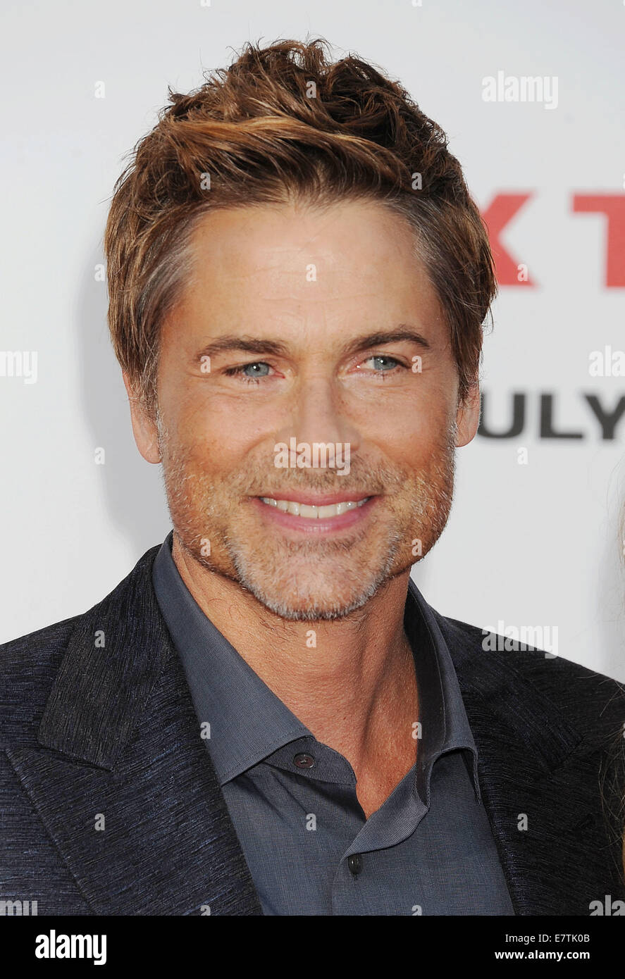 ROB LOWE US film actor in July 2014. Photo Jeffrey Mayer Stock Photo