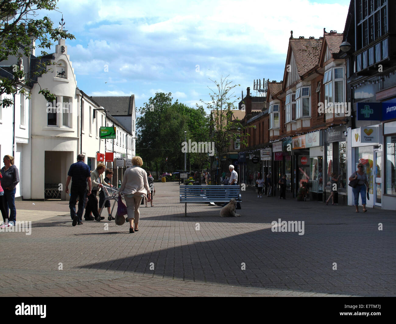 Milngavie town centre East Dunbartonshire Scotland UK Stock Photo Alamy