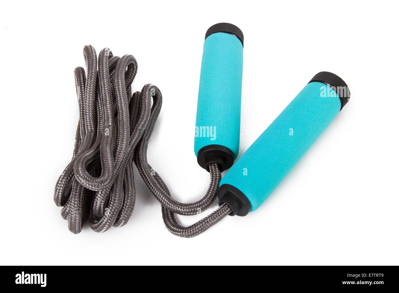 Skipping rope, isolated on white background Stock Photo - Alamy