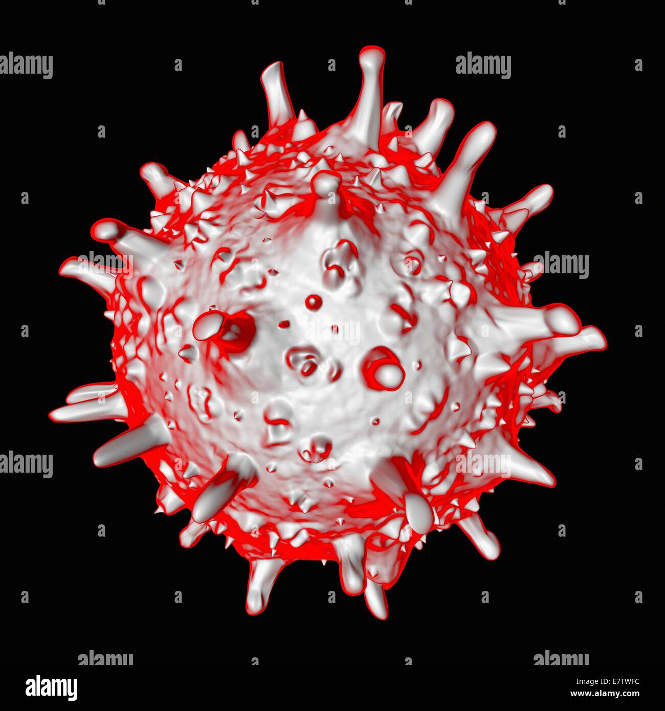 Sars Picture Example Severe acute respiratory syndrome (SARS), computer artwork Stock Photo ...